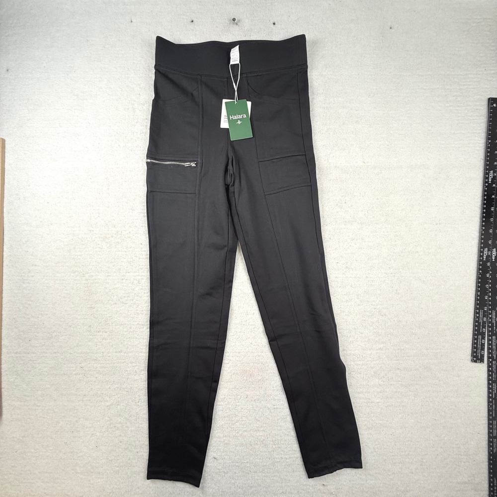 Halara Black Work It High Waisted Cargo Pants Tall Small NWT Multi-Pocket